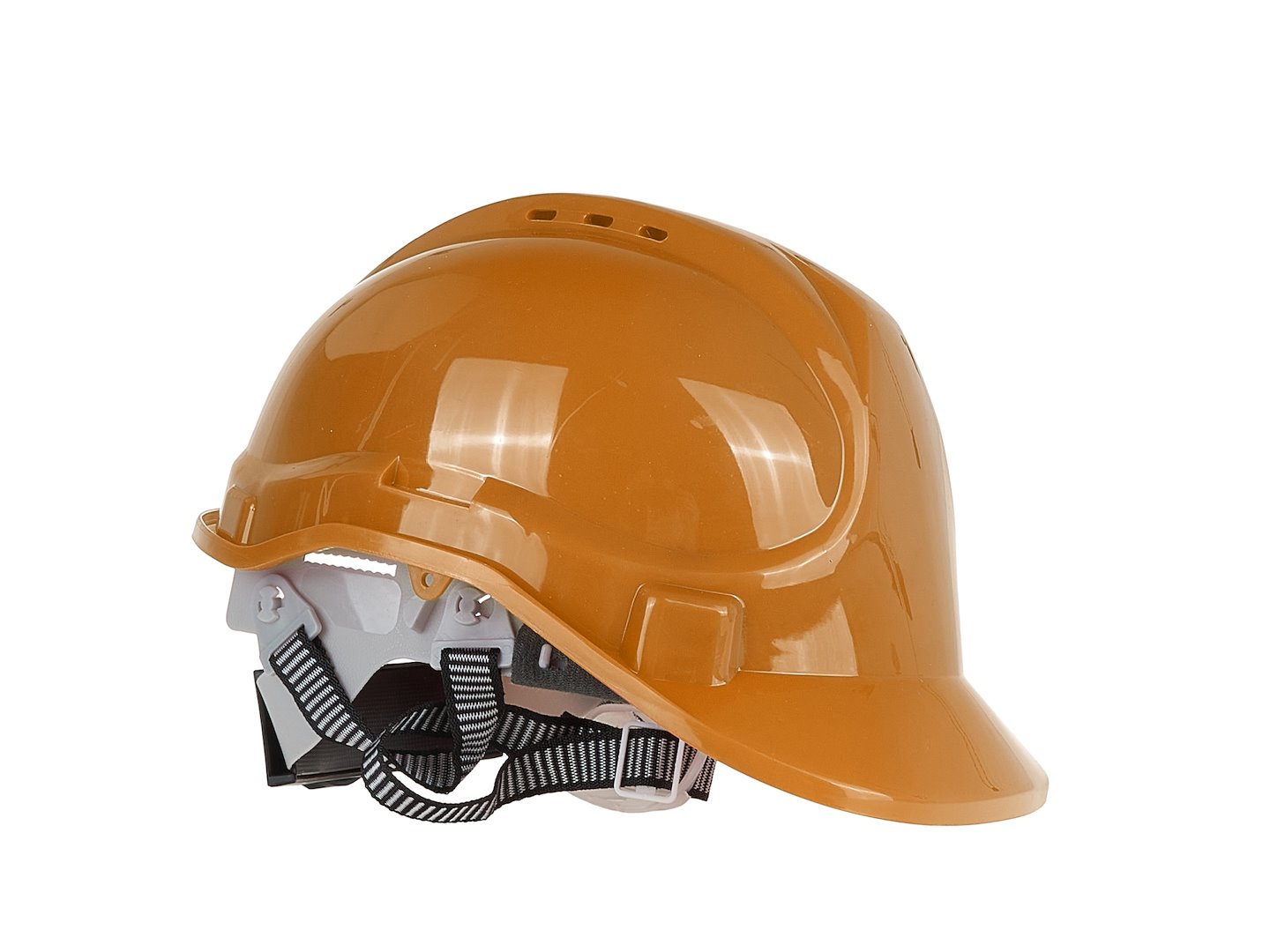 Ochranná přilba Geko G90039 oranžová, 53–62 cm — Celkový pohled