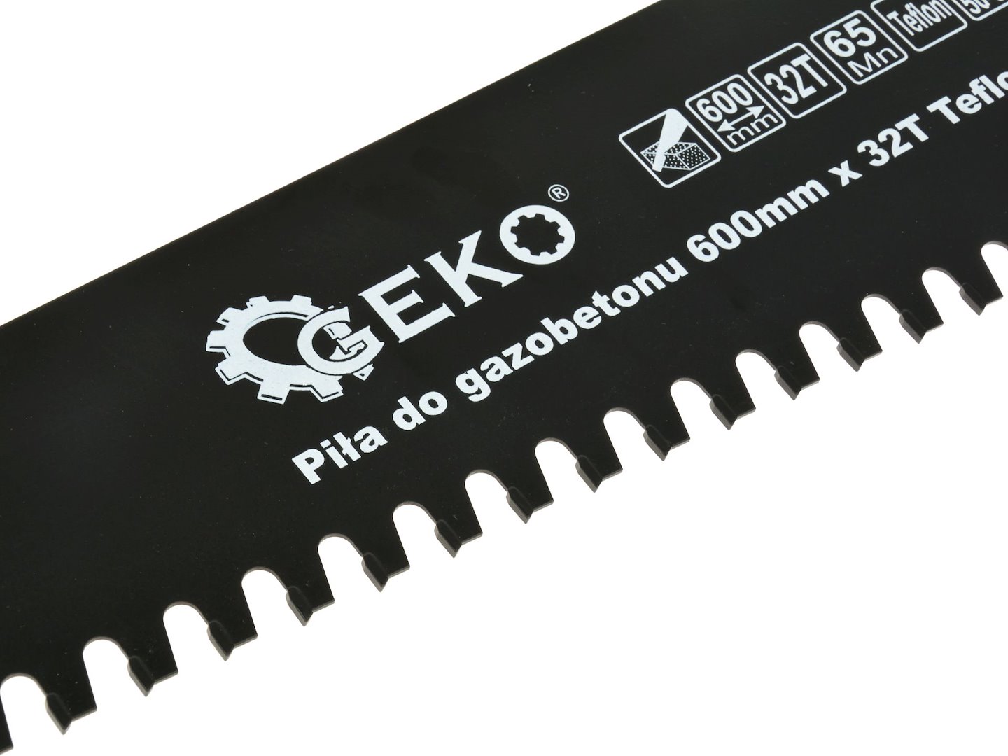 Pila na porobeton 600 mm 32/32T PTFE 65Mn – Geko 2