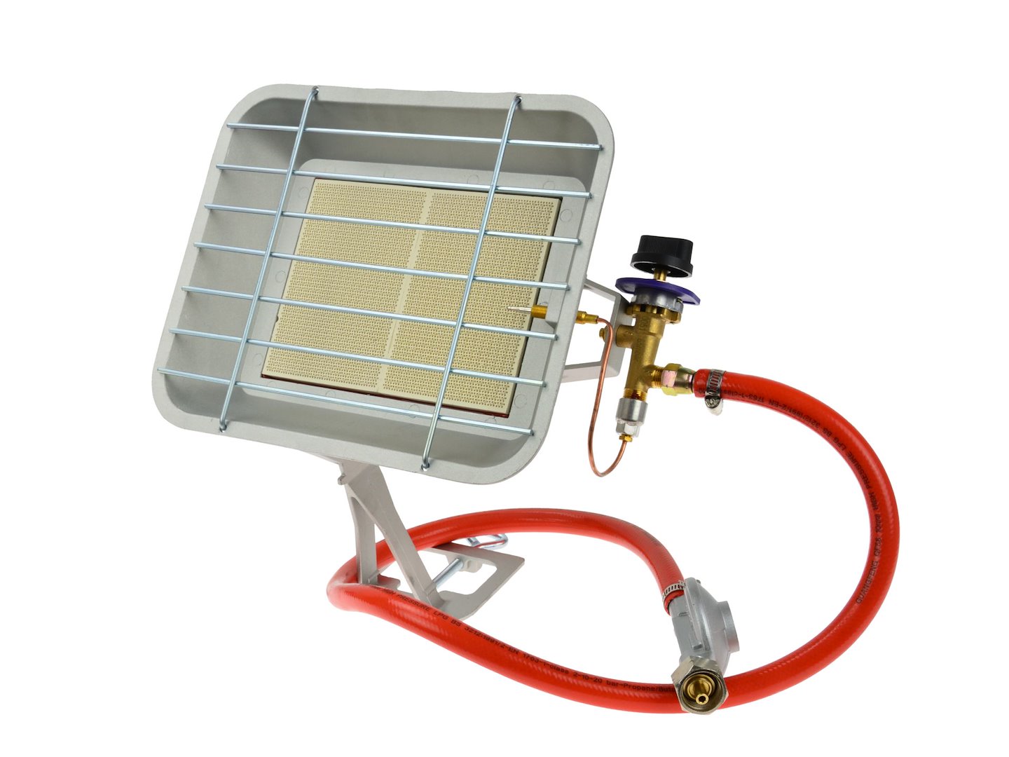 Plynový zářič Geko 4600, výkon 2300–4600 W, rozměr reflektoru 29×23,5 cm — Celkový pohled