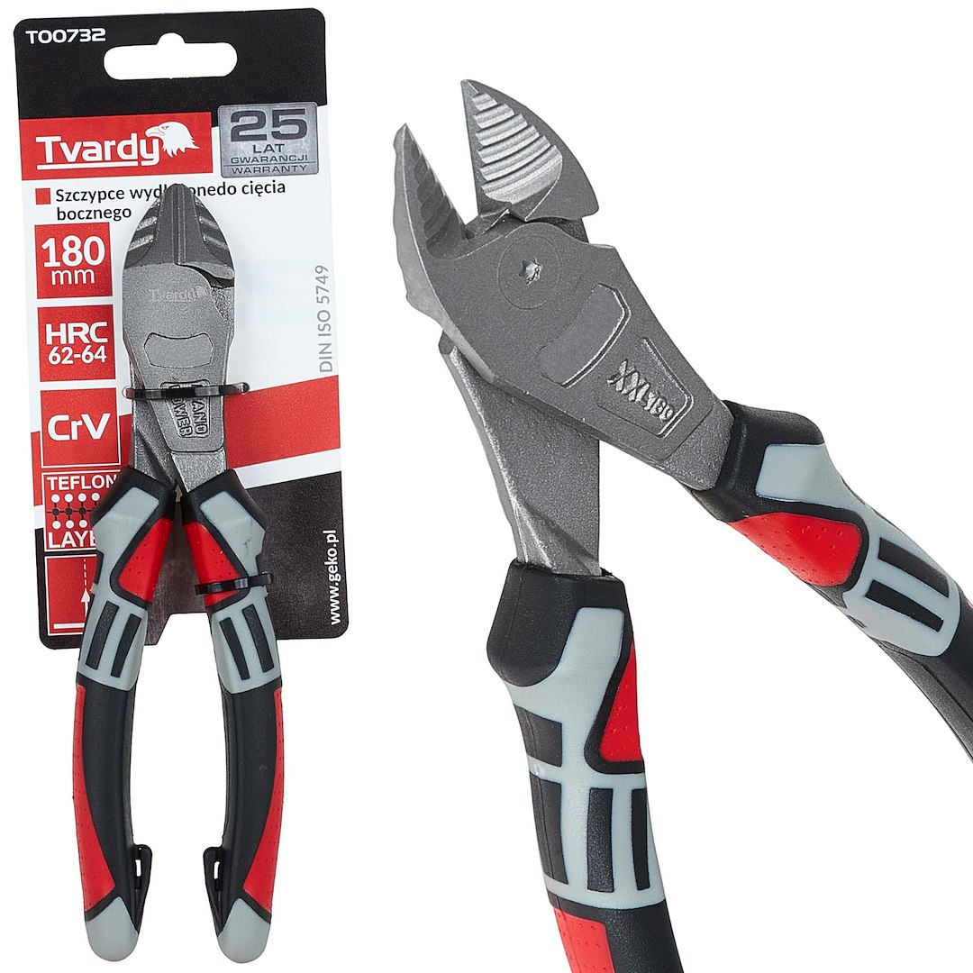 Prodloužené kleště pro boční stříhání 180 mm CrV Geko 1