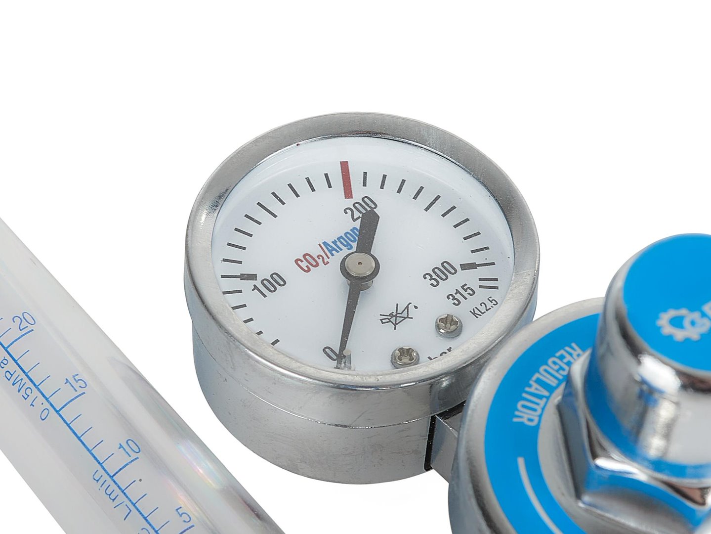 Reduktor CO2/ARGON s rotametrem Geko 2345421 — V provozu