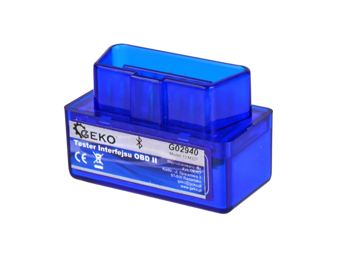 Tester OBD II rozhraní Geko G02940 – diagnostika vozidel přes Bluetooth 4
