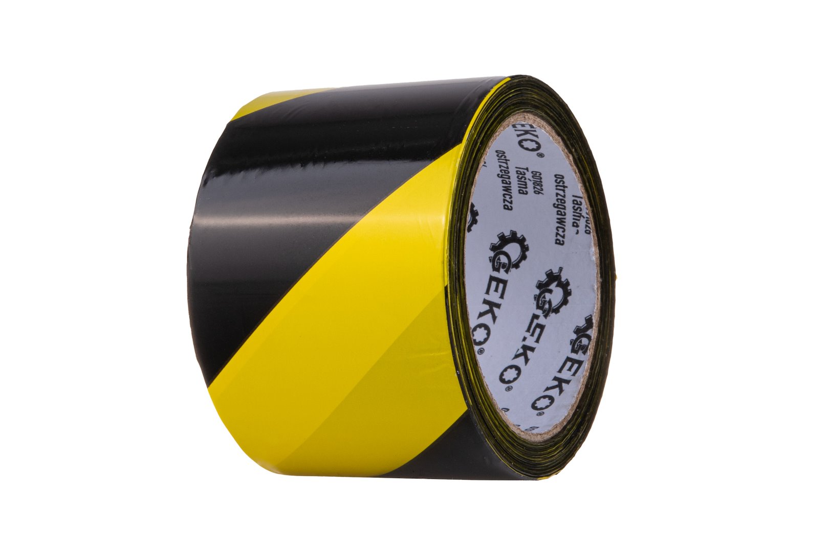 Výstražná páska žluto-černá 100 m x 70 mm – Geko 4