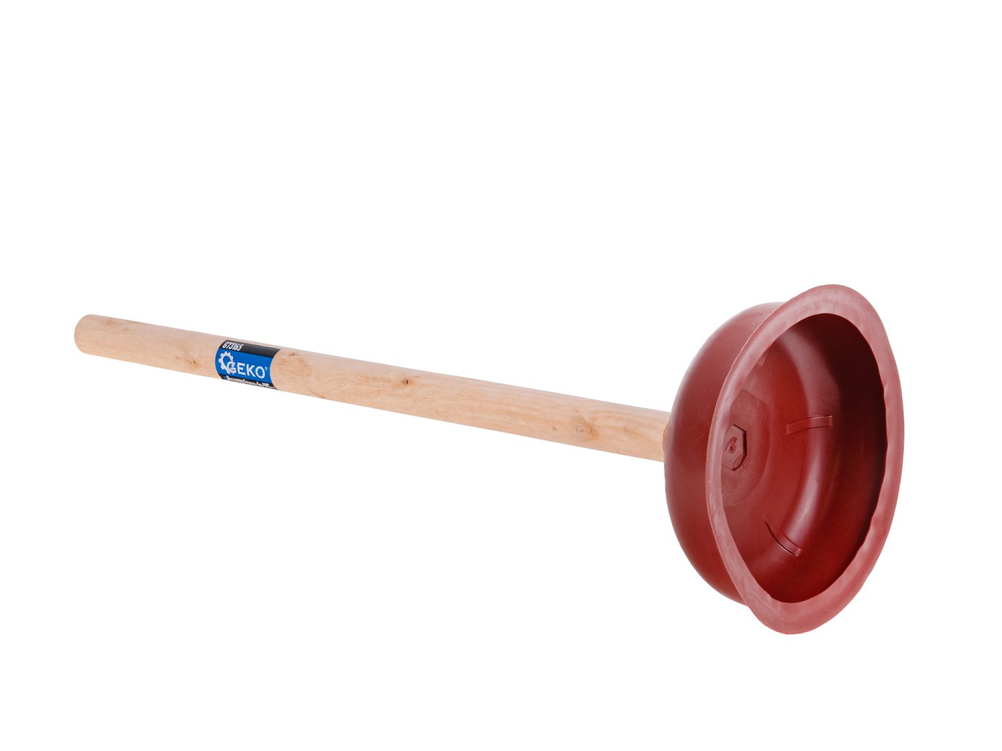 WC zvon na ucpaný odpad Geko 46 cm (Ø 14 cm) — V provozu