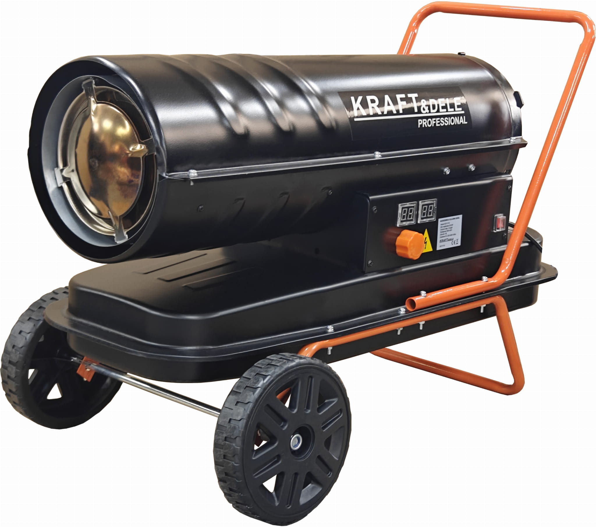 Naftová horkovzdušná turbína Kraft&Dele KD11710 – 30 kW, s termostatem