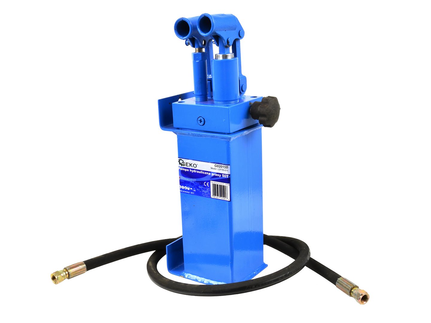 Hydraulická pumpa lisu Geko 50 t 1 x 2 mm — Celkový pohled