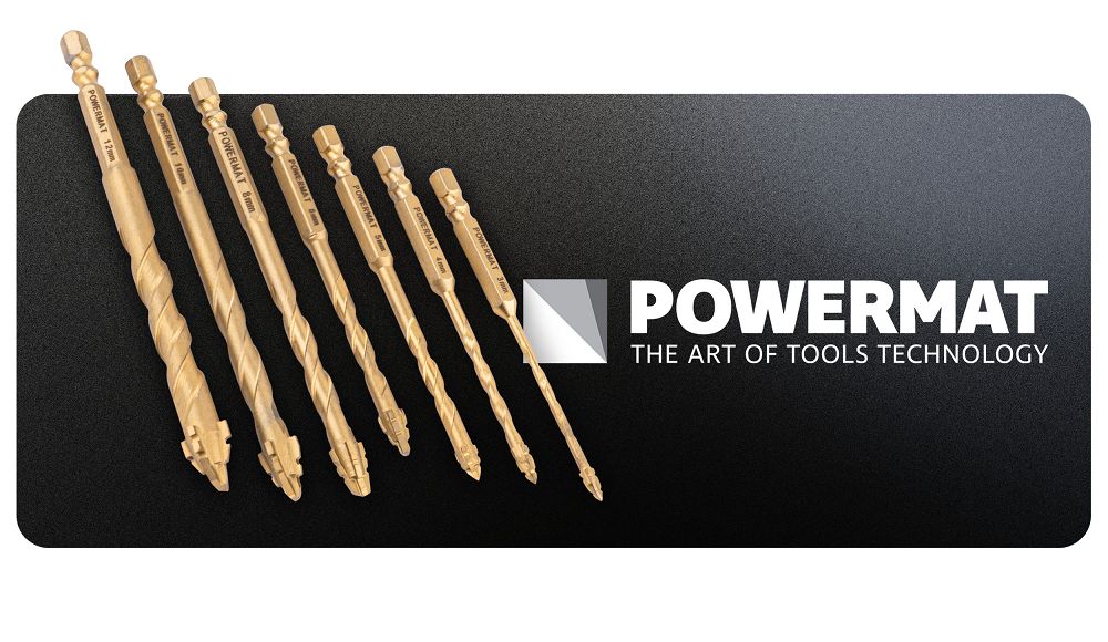 Vrtáky do skla, keramiky a gresu Powermat PM-ZWSC-7T