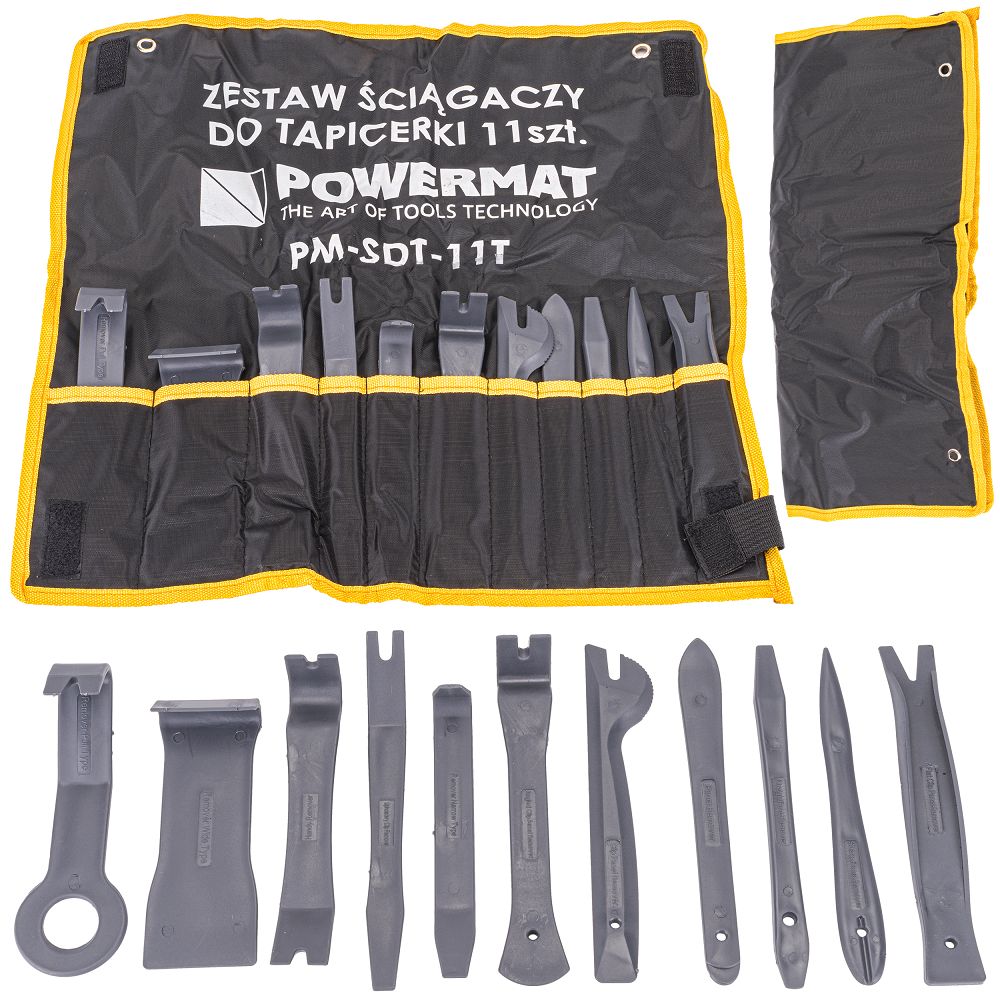 Sada demontážních nástrojů na čalounění 11 ks POWERMAT PM-SDT-11T