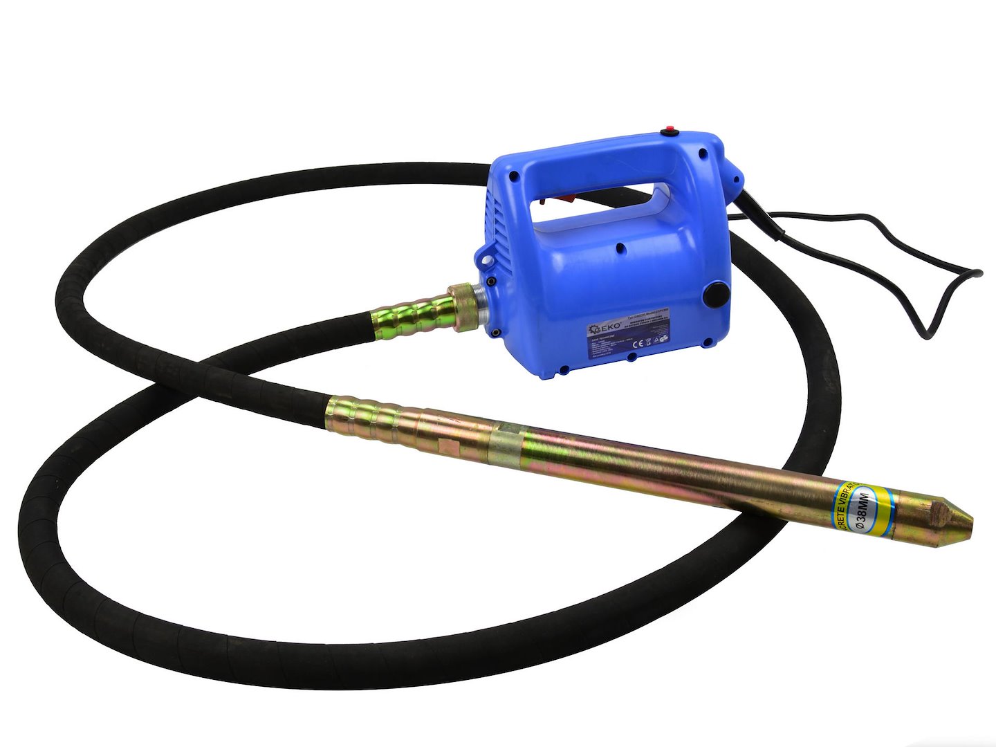 Vibrátor na beton Geko WG-547 DIA 38 mm 45 cm 230 V — Celkový pohled