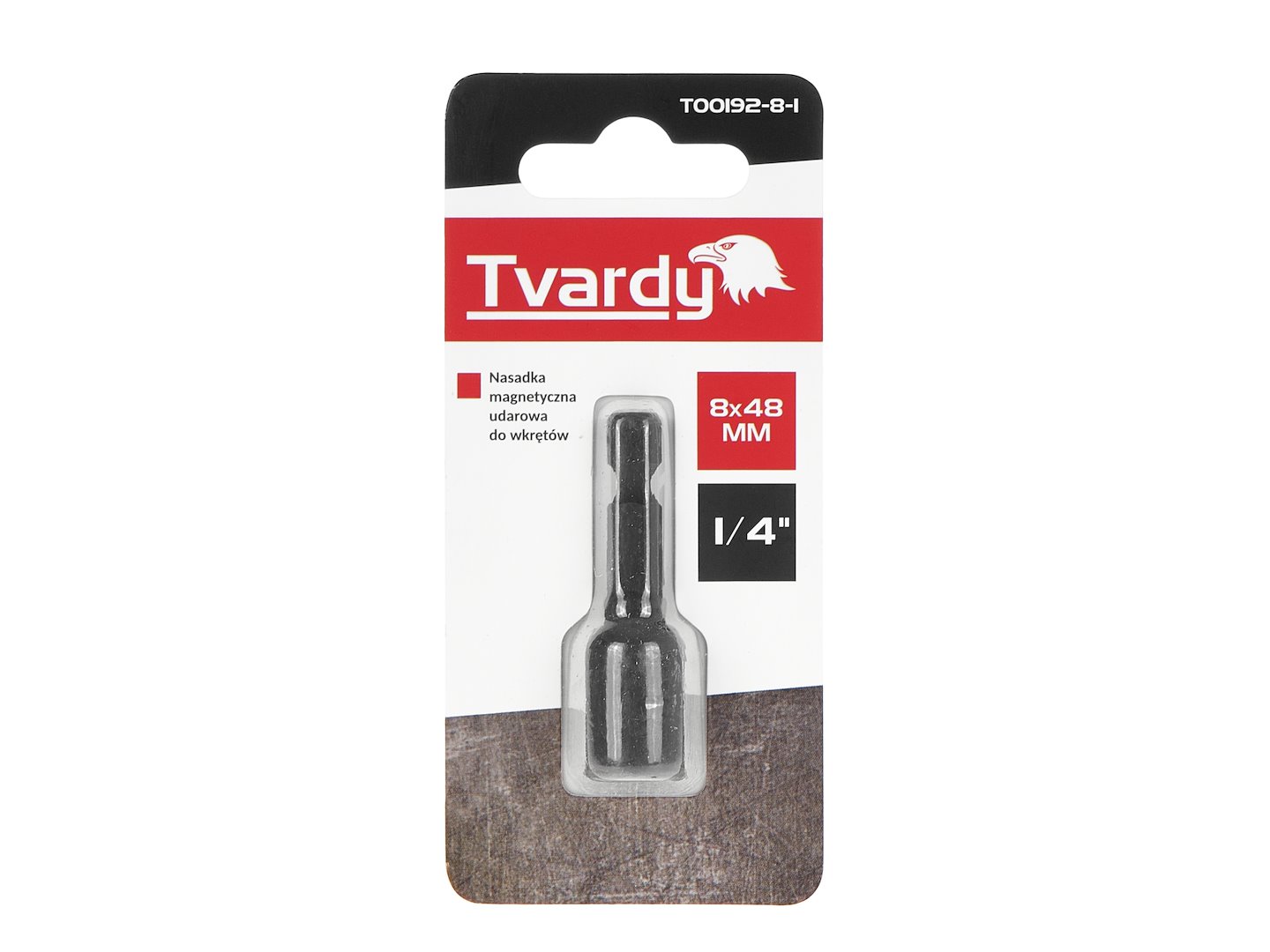 Magnetická nástavba Geko 8x48 mm 1/4" pro rázové utahováky - silný magnet pro uchycení šroubů 3