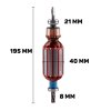 Rotor (vřeteno) do aerátoru-vertikutátoru 2v1 JG PREMIUM – náhradní díl GEKO (G83002)