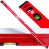 Hliníková vodováha 1200 mm STRONG LINE GEKO — přesnost 0,5 mm/m