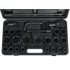Sada rázových nástrček 26 ks 3/4"/1" šestihran 17–65 mm GEKO