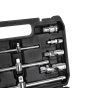 Sada prodloužení a T-klíčů 25 ks 1/4" 3/8" 1/2" GEKO