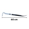 Oboustranná páčidla 600 mm GEKO — kovaná ocel, úhel 90°