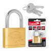 Zesílený mosazný visací zámek 40 mm GEKO Brass-Series