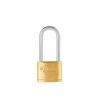 Mosazný visací zámek s dlouhým třmenem zesílený 40 mm BRASS-SERIES GEKO
