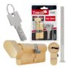 Vložka do zámku s knoflíkem 30/35G (barva mosaz) GEKO