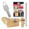 Vložka do zámku s knoflíkem 30G/40 (barva mosaz) GEKO