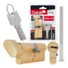 Vložka do zámku s knoflíkem 30G/45 mm – mosazná (GEKO)