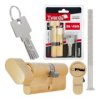 Vložka do zámku s knoflíkem 35/45G (barva mosaz) GEKO