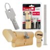 Vložka zámku s knoflíkem 35g/45 (barva mosaz) GEKO