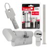 Vložka do zámku s knoflíkem 30/45G (nikl) GEKO
