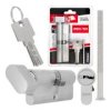 Vložka zámku s knoflíkem 45G/50 mm (barva nikl) GEKO