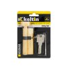 Vložka do zámku s knoflíkem 30g/50 mm (barva mosaz) GEKO