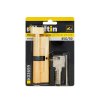 Vložka cylindrická vložka se knoflíkem 45g/50 (mosaz) GEKO