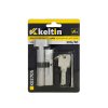 Vložka do zámku s knoflíkem 30G/40 mm, nikl – GEKO
