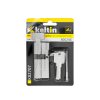 Vložka zámku s knoflíkem 30G/45 mm – nikl, hliník, 25 000 cyklů GEKO