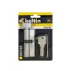 Vložka zámku s knoflíkem 35G/45 mm, nikl – GEKO