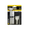 Vložka do zámku s knoflíkem 45g/50 mm, nikl — GEKO