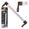 Okenní teploměr GEKO 205×17 mm – vnější, hnědý