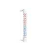 Okenní teploměr GEKO 233×24 mm – bílý, rozsah -50 až +50 °C
