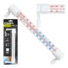 Okenní teploměr GEKO 233×24 mm – bílý, rozsah -50 až +50 °C