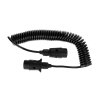 Spirálový prodlužovací kabel pro přívěs 5 m, 7 PIN, 12 V – GEKO