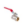 Kulový kohout 1/2" VV DN15 s ucpávkou — páčkové ovládání GEKO