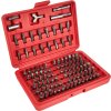 Sada bezpečnostních a speciálních bitů TORX, RIBE, XZN, SPLINE 100 dílů – Kraft&Dele KD10264 - foto 1