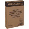Nástěnný děrovaný panel na nářadí Kraft&Dele KD11895 — 120 × 60 cm, ocelový, 25 háčků