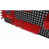 Nástěnný dílenský panel Kraft&Dele KD11897 — perforovaná kovová tabule 112 × 45 cm se sadou 32 organizérů