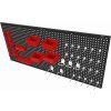 Dílenský nástěnný panel na nářadí Kraft&Dele KD11897 – kovová perforovaná deska 112 × 45 cm se sadou 32 organizérů
