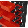 Kovový nástěnný panel na nářadí Kraft&Dele 120×60 cm – 3dílný set s kompletním příslušenstvím KD11898