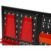 Kovový nástěnný panel na nářadí Kraft&Dele 120×60 cm – 3dílný set s kompletním příslušenstvím KD11898