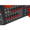 Kovový nástěnný panel na nářadí Kraft&Dele 120 × 60 cm – 3dílná sada s příslušenstvím KD11898