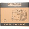 Invertorový generátor Kraft&Dele KD3164 6,7 kW 230 V/12 V s USB a elektrickým štartom