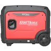 Invertorová elektrocentrála Kraft&Dele KD3164 6,7 kW 230V/12V s USB a elektrickým startem