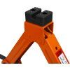 Trapézový nůžkový zvedák do auta 2T, 120–420 mm Kraft&Dele KD3526