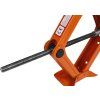 Trapézový nůžkový zvedák do auta 2T, 120–420 mm Kraft&Dele KD3526